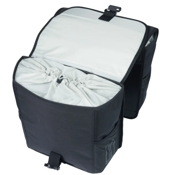 Sacoche de vélo double Basil go 32 litres - noir