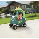 Little Tikes confortable coupé marche voiture dino 72x44x92 cm vert