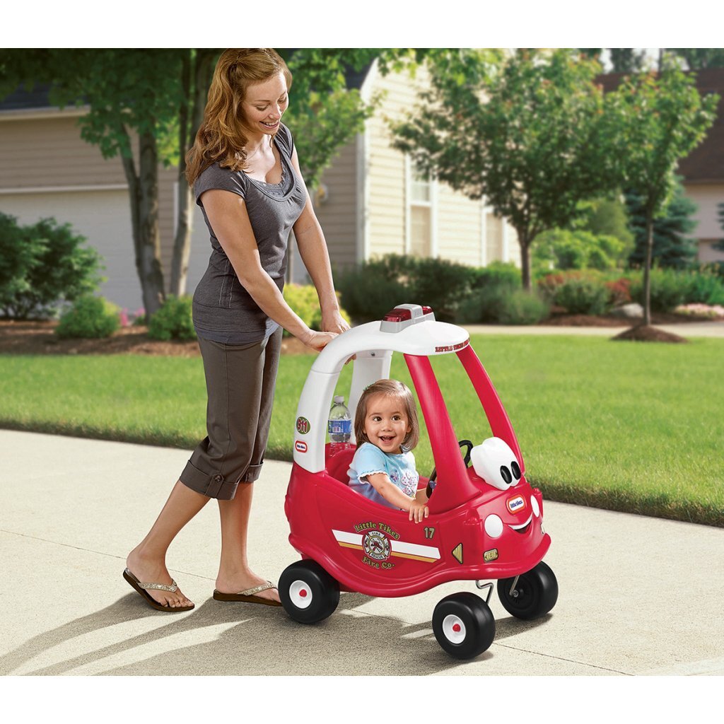 Les petits tikes montent et sauvent confortablement