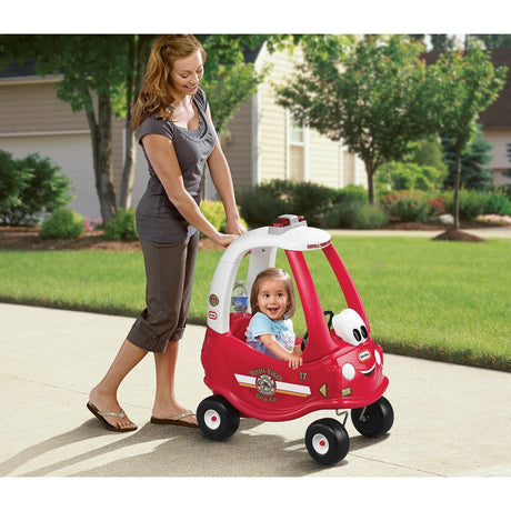 Little Tikes monte et sauve une voiture de pompiers confortable coupé