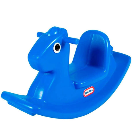 Little tikes cheval à bascule 42,6x29x85,5 cm bleu
