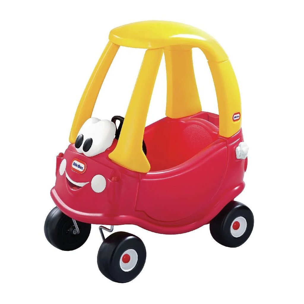 Little Tikes Cosy Coupé Voiture de marche 44x72x84 cm jaune rouge