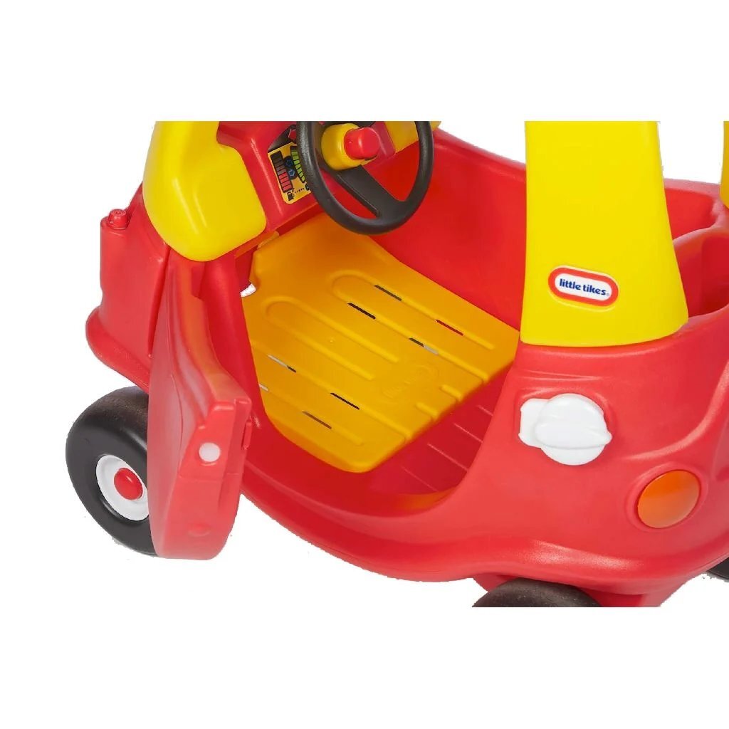 Little Tikes Cosy Coupé Voiture de marche 44x72x84 cm jaune rouge