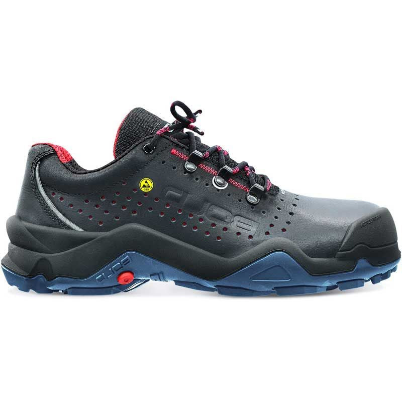 Hks chaussure de travail alfa 1 stp perforé bas s1p esd | noir bleu | taille 39 - 00.162.017.39