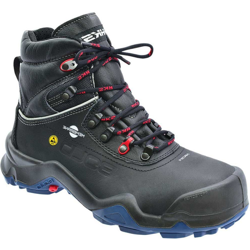 Hks chaussure de travail delta 1 dry wtp high s3 esd | noir bleu | taille 41 - 00.162.031.41