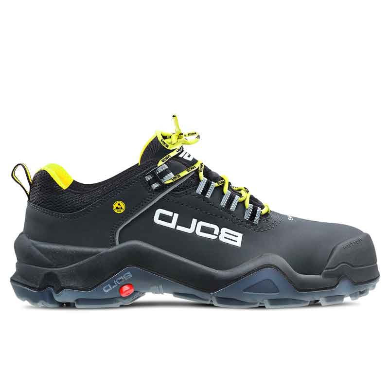 Hks chaussure de travail speed 1 vtp sans métal low s3 esd | noir jaune | taille 40 - 00.162.090.40