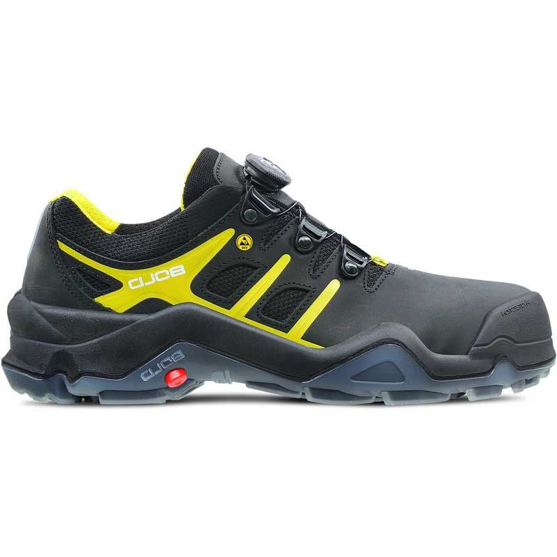 Hks chaussure de travail targa 8 btp boa low s3 esd | noir jaune | taille 45 - 00.162.097.45