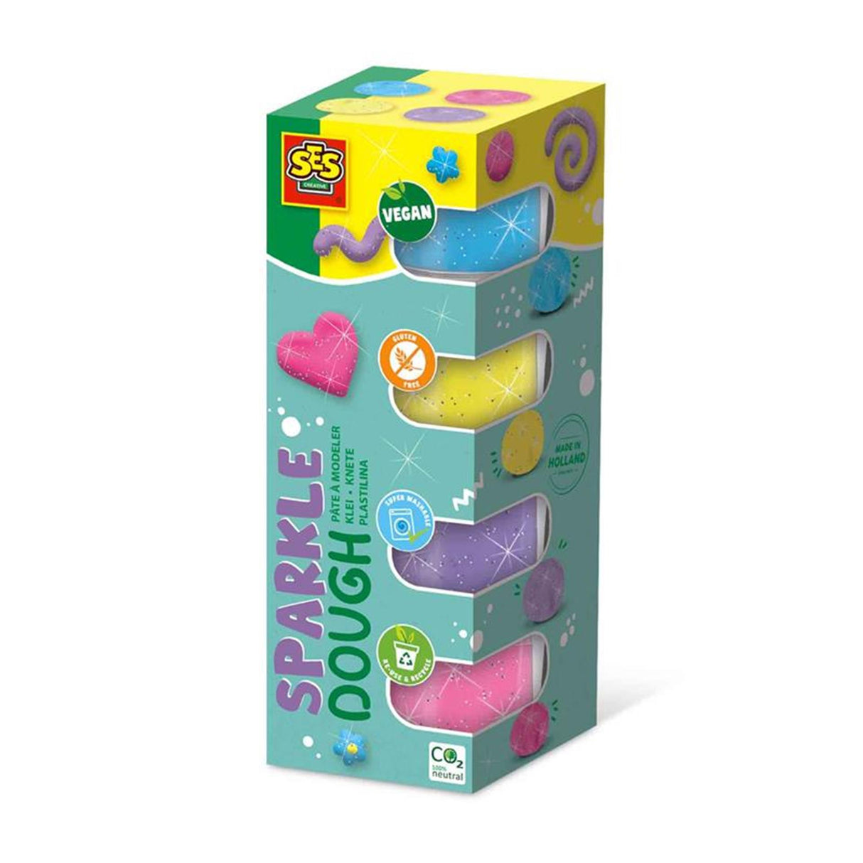 Ses se sent bien argile - Sparkle, 4x90gr