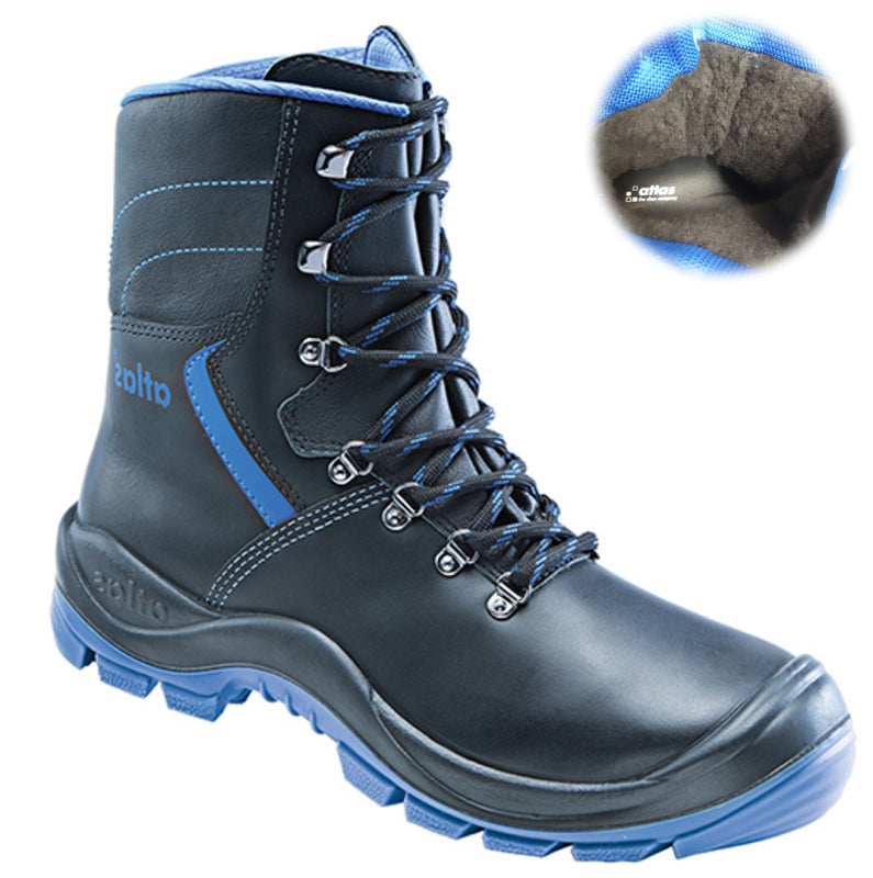 Atlas botte de travail anatomique bau 845 xp haute s3 doublée | noir | taille 39 - 00.012.019.39