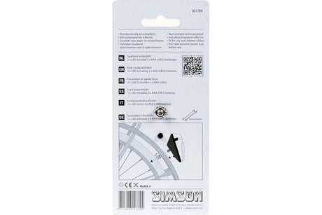 Simson Fotty Light LED incl. Batteries sur la carte