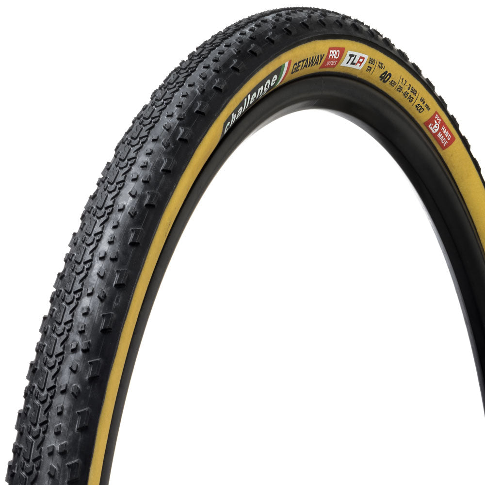 Challenge - Getaway Pro Ot TLR 700x40c Brun noir
