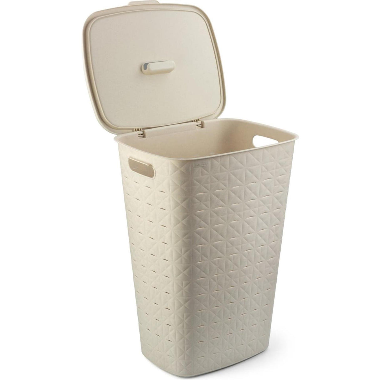 Curver boîte à linge softex avec couvercle 56l blanc