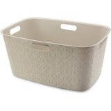 Curver panier à linge softex 45l blanc craie