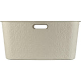 Curver panier à linge softex 45l blanc craie