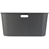 Curver panier à linge softex 45l anthracite