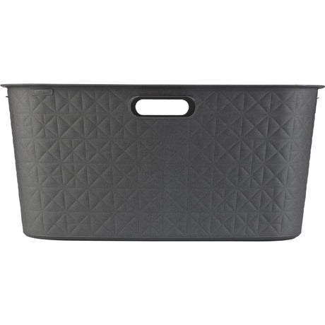 Curver panier à linge softex 45l anthracite
