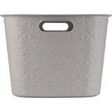 Curver panier à linge softex 45l taupe