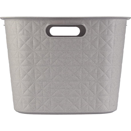 Curver panier à linge softex 45l taupe