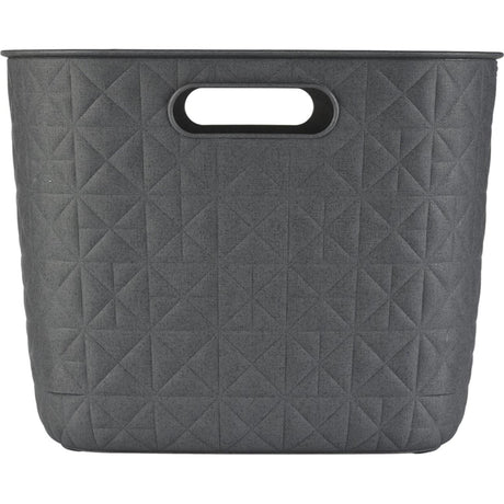 Curver softex panier de rangement l 19l anthracite