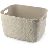 Curver softex panier de rangement grand 19l blanc craie