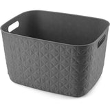 Curver softex panier de rangement l 19l anthracite