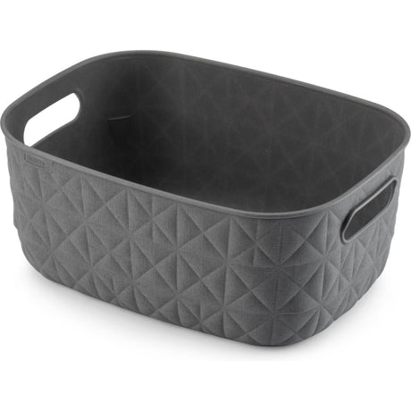 Curver softex panier de rangement s 4l anthracite