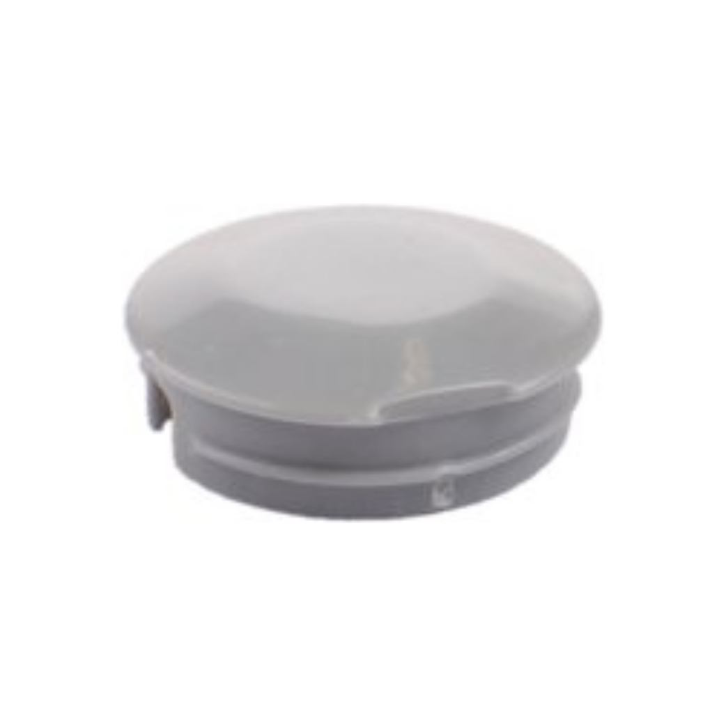 Capuchon de manivelle Vinty Push In gris.
