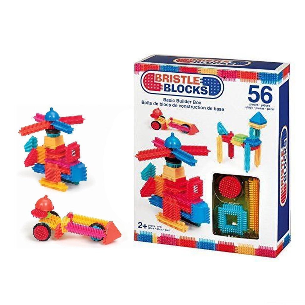 Bristle Blocks Bristle Blocks Box med 56 stykker