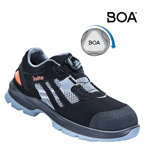 Chaussure de travail Atlas Flash 3200 Low Boa S1 | gris noir | taille 37 - 00.012.166.37