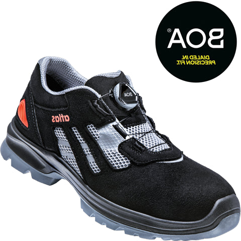 Chaussure de travail Atlas Flash 3205 XP Low Boa S1P | gris noir | taille 43 - 00.012.167.43