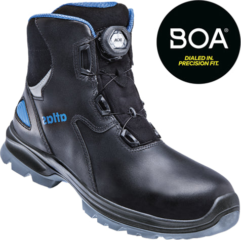 Chaussure de travail Atlas SL 9845 XP 2.0 boa haute S3 W12 | noir bleu | taille 43 - 00.012.242.43
