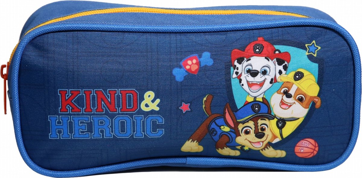 Trousse Jim Jam Paw Patrol 23x5x10 cm, 1 compartiment avec fermeture éclair