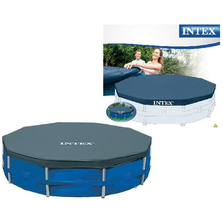 Intex 28030 couverture pour cadre de piscine 305cm bleu