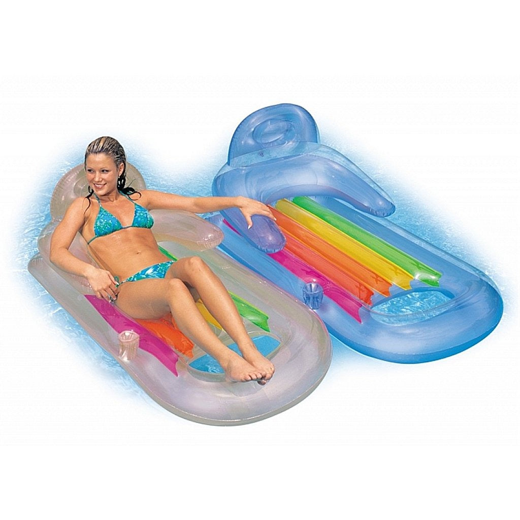 Intex king kool lounge 160x85cm différentes couleurs
