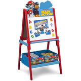 Paw patrol te87578pw wooden double -sided chalkboard whiteboard