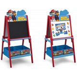 Paw patrol te87578pw wooden double -sided chalkboard whiteboard