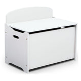 Delta children TB83460GN-130 boîte de rangement en bois avec dossier blanc
