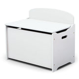 Delta children TB83460GN-130 boîte de rangement en bois avec dossier blanc