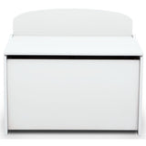 Delta children TB83460GN-130 boîte de rangement en bois avec dossier blanc