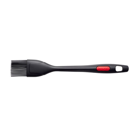 Brund pinceau en silicone 27 cm noir rouge