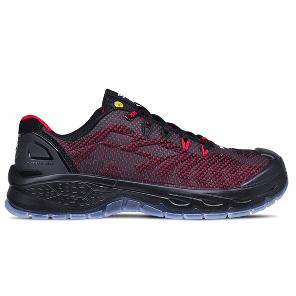 Hks chaussure de travail rs 285 s1p | noir rouge | taille 39 - 4040005194393