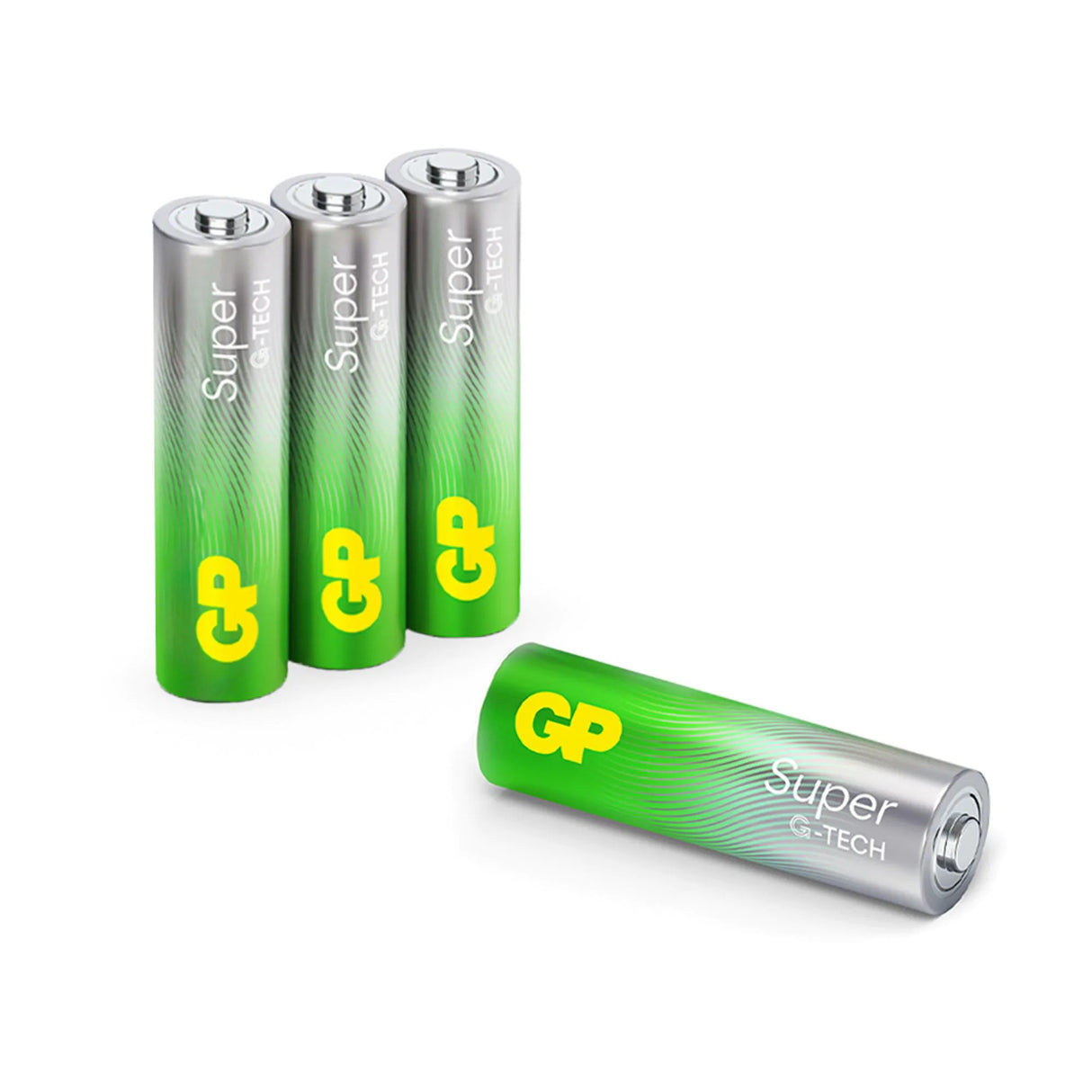 Piles AA super alcalines GP, paquet de 4