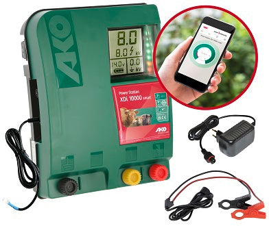 Ako products centrale électrique xdi 10000 dispositif de clôture électrique intelligent 12v