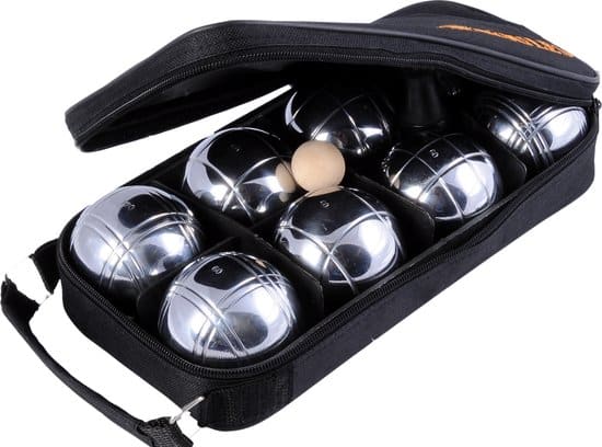 Engelhart Longfield Jeu de Boules game 8 metal balls in bag