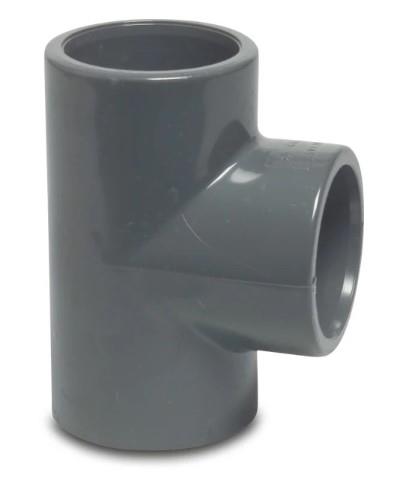 Pièce en T PVC 50mm 90° 16 bar kiwa