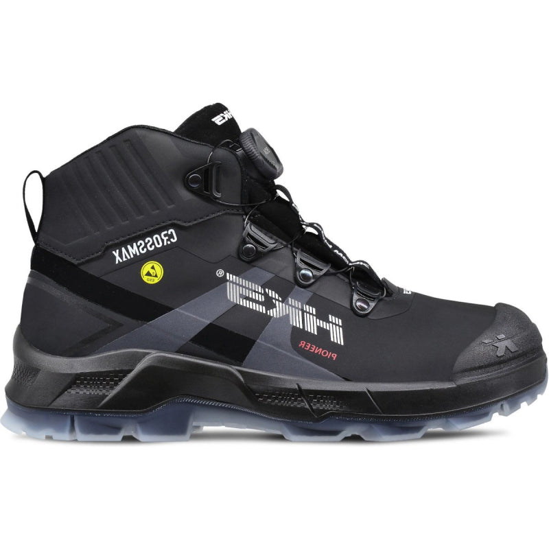Hks chaussure de travail pionnier boa s3s high + kn | noir | taille 42 - 4040005162422