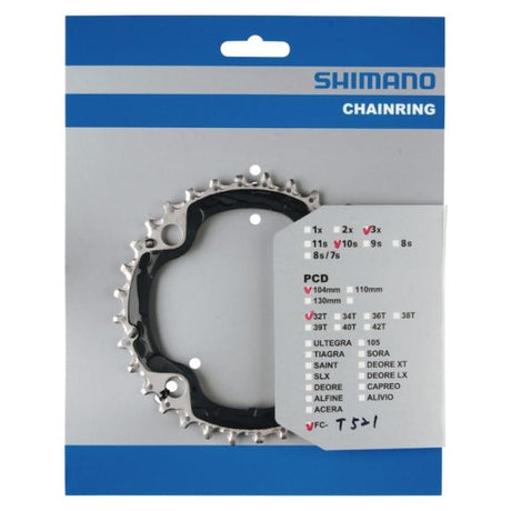 Shimano plateau deore 10v 32t y1nl98010 m610 noir