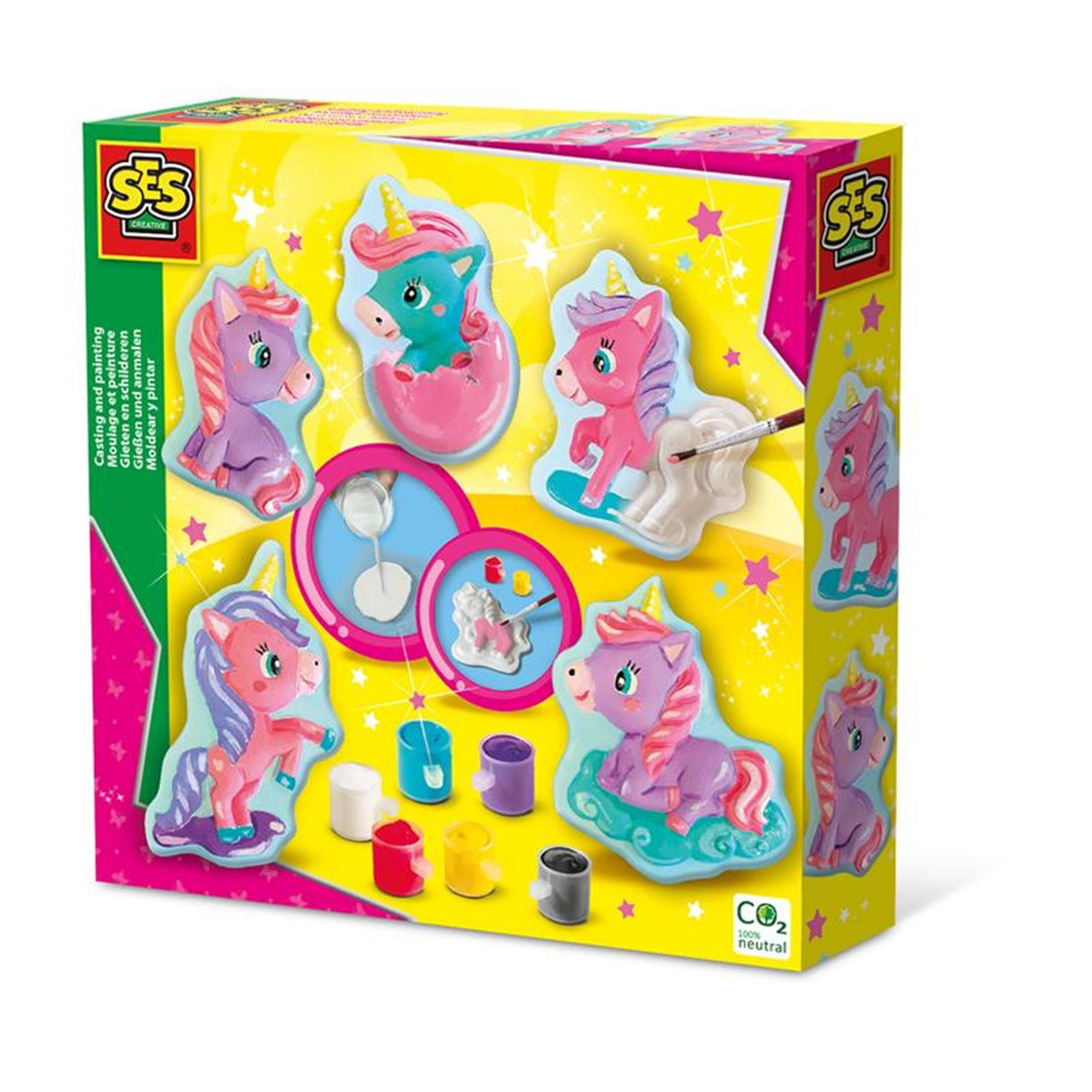Ses casting et peinture - bébés licornes