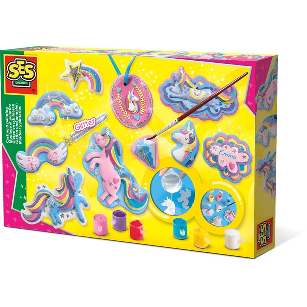 Ses moulage et peinture -licorne