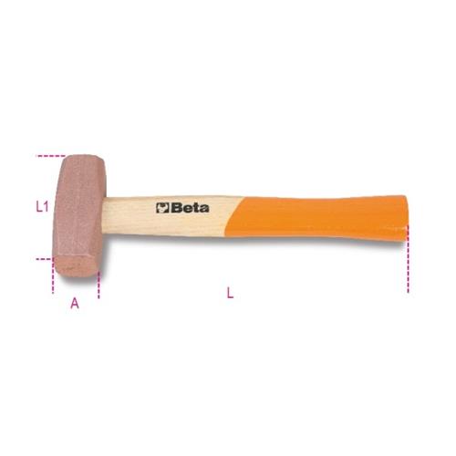 Marteau en cuivre bêta 1000gr 1385 37